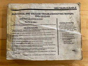 Ford Taurus Mercury Sable 1993 fabricante de equipos originales eléctrico y manual de solución de problemas de vacío - Imagen 1 de 3