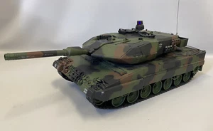 RC Battle Tank 2.4Ghz Heng Long 1/24 TK7.0 Leopard2A6 3889 Airsoft No Remote - Picture 1 of 8