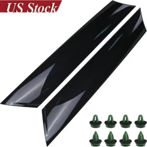 2x Front A Pillar Black Windshield Post Trims 51137272583 84 For Mini R55 R56 - Picture 1 of 9