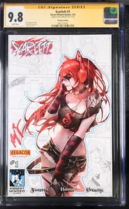 Scarlett #1 CGC 9.8 Signed By Zwerees Ivan Tao Megacon Exclusive AMS 2024 - Picture 1 of 1
