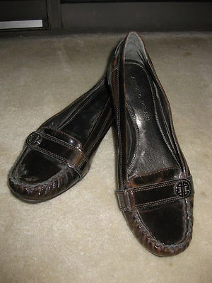 ZAPATOS SIN CORDONES MUJER ANTONIO MELANI TALLA 7,5 M CHAROL MARRÓN Foto 1 de 4