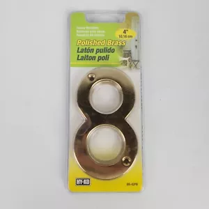 Hy-Ko Prestige House Number 8 Solid Polished Brass 4" High BR-42PB - Picture 1 of 4