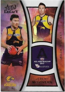 2018 Select Legacy All Australian (AA3) Jeremy McGOVERN West Coast - Picture 1 of 1