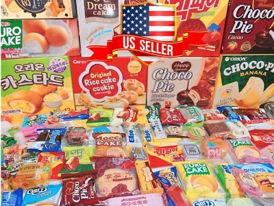 50 Piece Fun Asian Treats Variety Asian Snack Box Japanese Korean Chinese
