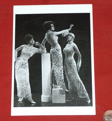 1967 Diana Ross And The Supremes Michael Ochs Fotofolio Photo Pic Post Card EX - Image 1 of 2