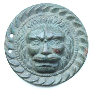 Napoleonic Wars Bronze Belt Buckle With Lion Head (Y23-05-01) - Picture 1 of 3