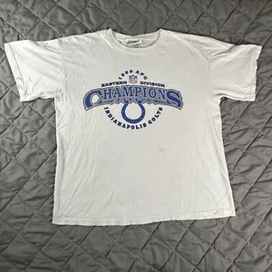 VINTAGE Puma Indianapolis Colts Shirt Mens Large White NFL Peyton Manning 90s - Picture 1 of 13