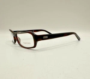 TOM FORD Eyeglasses Frames TF5071 820 Brown 52-16-135 Rectangular Full Rim Italy - Picture 1 of 12
