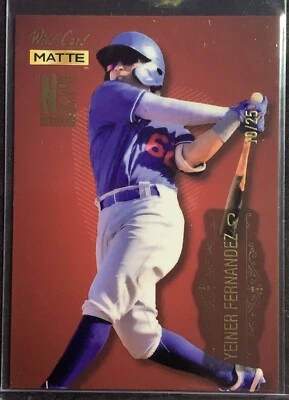 Yeiner Fernandez National Exclusive Wild Card Matte Red /25 (108) - Image 1 of 2
