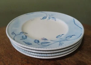 4 Lenox Swedish Lodge Collection Swedish Rose 9.5" Luncheon Accent Plates - Mint - Picture 1 of 6