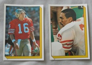 1986 Topps Football Stickers Pick one