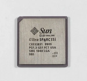 LGA Ceramic Processor - SUN UltraSPARC IIi - 333MHz - Picture 1 of 2