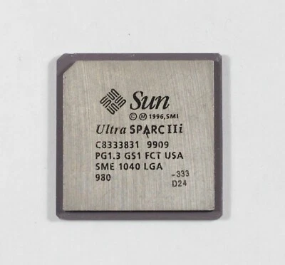 LGA Ceramic Processor - SUN UltraSPARC IIi - 333MHz - Image 1 of 2