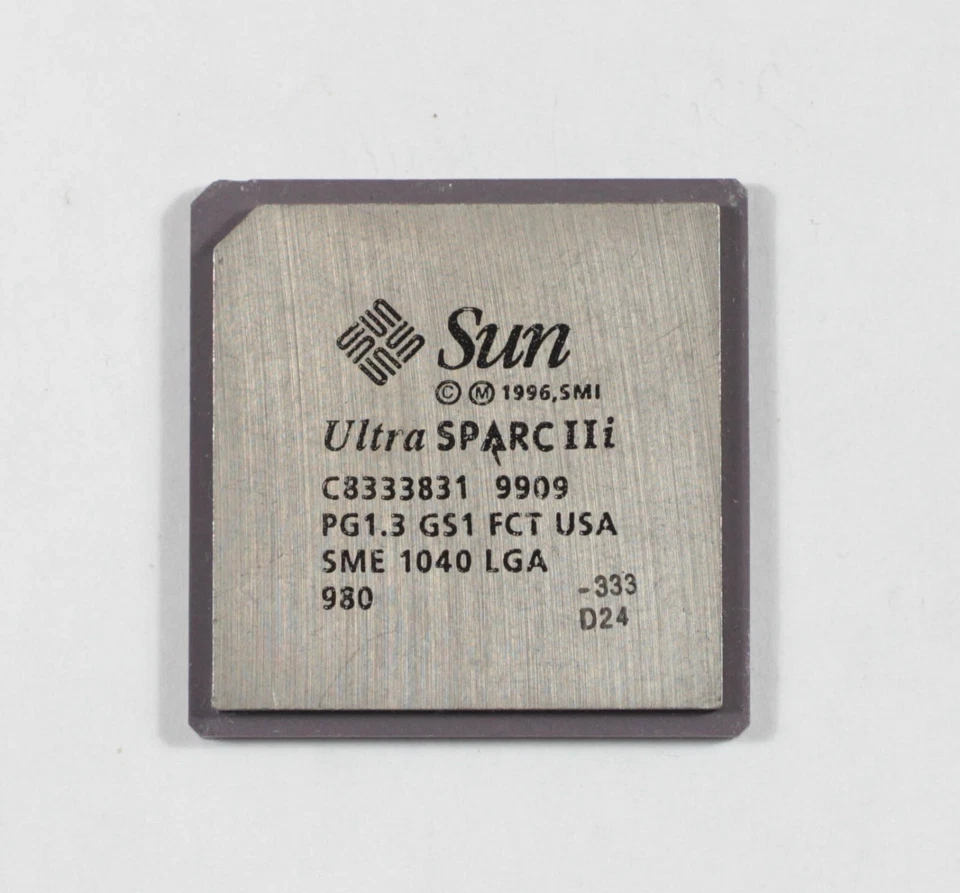 LGA Ceramic Processor - SUN UltraSPARC IIi - 333MHz - Image 1 of 2