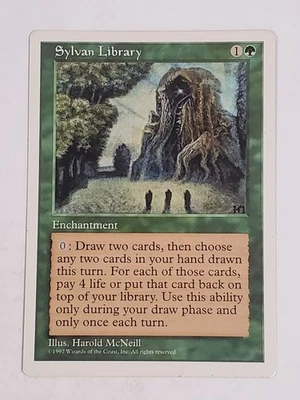 MTG Sylvan Library (5th Edition/Green/R) - BGM - Image 1 of 4