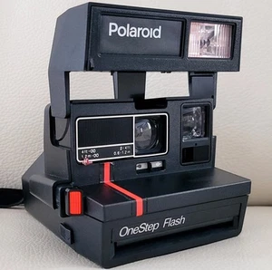 VINTAGE Polaroid OneStep Flash Built-In-Flash 600 Film Camera **Tested, Works** - Picture 1 of 14