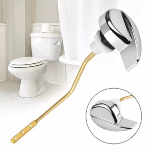 2× Universal Easy Use Side Mount Toilet Flush Lever Handle Angle Toilet Handle - Picture 1 of 13