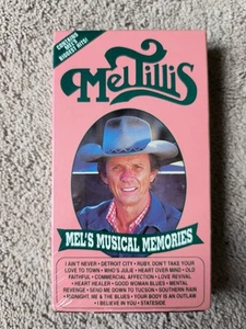 Mel Tillis VHS Mel’s Musical Memories VHS WILD OAK PICTURES NASHVILLE TN 1992 - Imagen 1 de 3