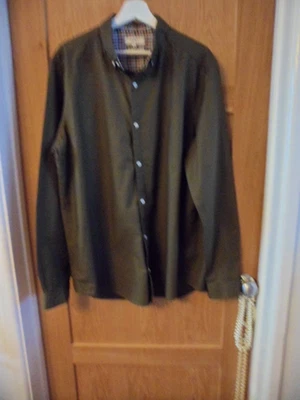 NEXT 2XL CAMICIA UOMO VERDE COLLO BOTTONI MANICA LUNGA 16 COLLO 48-50 PETTO ELASTICIZZATO - Immagine 1 di 4