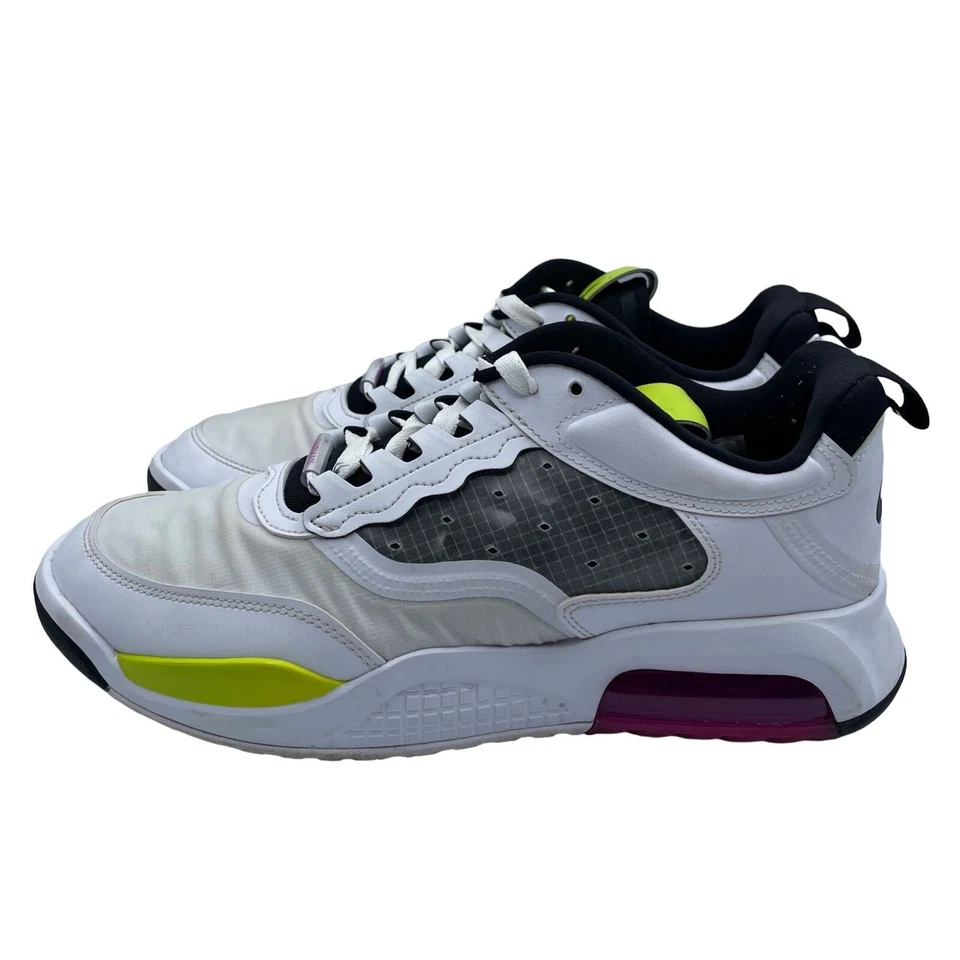 Nike Air Jordan Max 200 Vibrante Blanco Amarillo Zapatos Tenis Para Hombre Talla 10.5 Foto 1 de 4