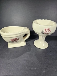 Vintage Bobby McGee’s Conglomeration Set / Ceramic Toilet Mug & Sink Ashtray - Picture 1 of 11