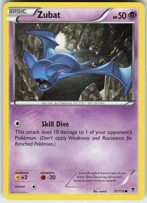 Zubat 31/119 Common NM - XY - Phantom Forces - Image 1 of 2