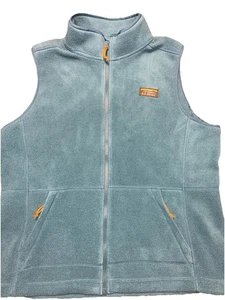 LL Bean Mountain Classic Fleece Vest Blue Women's XL Teal Gorpcore - Picture 1 of 12