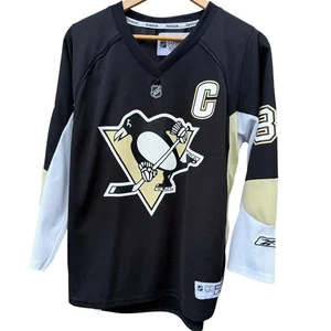 Pittsburgh Penguins NHL SIdney Crosby Reebok Hockey Jersey Size Youth XL - Picture 1 of 9