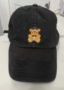 Five Nights at Freddy’s Freddy Fazbear Black Hat Cap Embroidered - Picture 1 of 9