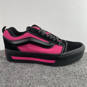 VANS Knu Skate Platform Sneakers Impilate Nero Rosa VN000CP6B9P Uomo 9 Donna 10,5 - Foto 1 di 7