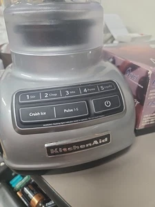 KitchenAid Mixer Diamant Glas 60 Unzen KSB1575MC 5 Geschwindigkeiten Schwerlast getestet funktioniert - Bild 1 von 9