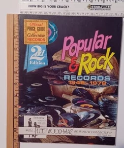 Price Guide Popular & Rock Records 1948-1978 2nd Addition by Jerry Osborne VTG - Bild 1 von 2