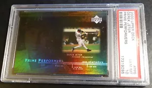 #PP5 DEREK JETER 2000 UPPER DECK PRIME PERFORMERS REFRACTOR #PP5 PSA 10 POP 6 - Picture 1 of 2
