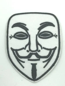 EE. UU. Saler Anonymous Vendetta Guy Fawkes Anarchy Parche Bordado Coser/Hierro - Imagen 1 de 1
