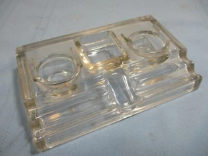 Antiker Sengbusch Tintenfassständer, Glas ohne Chips oder Risse - Bild 1 von 12
