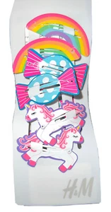 Hair girls clips, candy unicorns and rainbow clips girls and toddlers multicolor - Picture 1 of 1