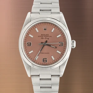 Rolex Air-King ref. 14000 Salmon 3-6-9 Dial - Oyster Bracelet - Picture 1 of 6