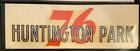 Décalcomanie transfert d'eau vintage station-service Union 76 HUNTINGTON PARK station-service originale