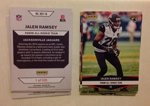 JALEN RAMSEY #19 Dolphins JAGS RC /335 made 2016 Panini Instant All Rookie Team - Picture 1 of 1