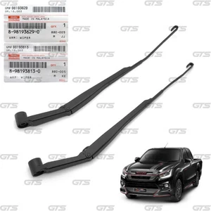 RHD Pair Metal Windshield Wiper Arms Assembly For Isuzu D-Max V-Cross 2012 2019 - Picture 1 of 9