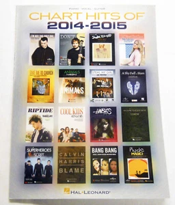Gráficos de éxitos de 2014-2015 piano fácil, voz y guitarra, publicación Hal Leonard - Imagen 1 de 3