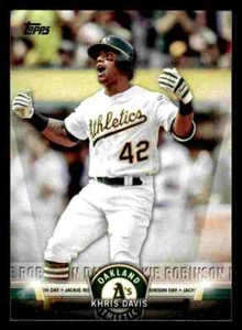 2018 Topps Salute Khris Davis #TS-11 - Oakland Athletics - Picture 1 of 2