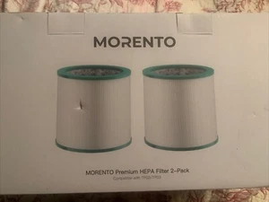 MORENTO Premium True HEPA 13 Filters - Air Purifier Replacement Filter - 2 Pack - Picture 1 of 10