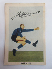 195O"S KORNIES VFL FOOTBALLERS IN ACTION CARD .. CARLTON J HOWELL NO 27