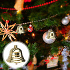  Cloche jingle de Noël artisanat pour adultes laiton léger vintage