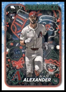 2024 Topps Holiday Blaze Alexander Rookie RC #H69 Arizona Diamondbacks - Picture 1 of 2