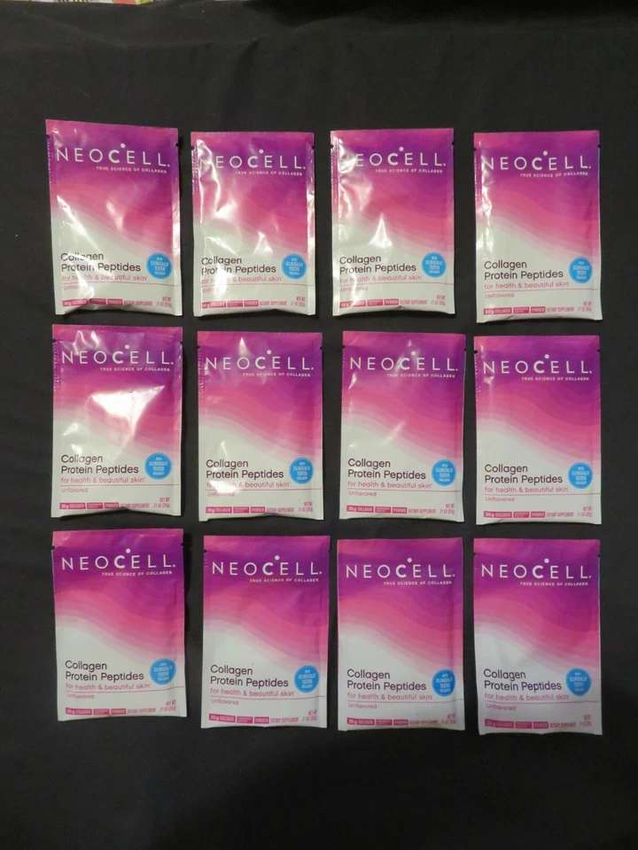 NeoCell Collagen Protein Peptides 16 Packets Unflavored Exp 3/2021
