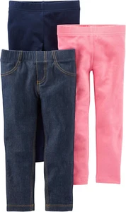Girls' 3-Pack Leggings - Picture 1 of 8