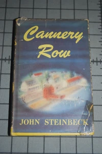 1945 Cannery Row John Steinbeck HC/DJ 4th Printing - Picture 1 of 9