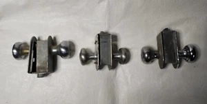 3 Vintage Aluminum Interior Door Knob Set - Picture 1 of 11